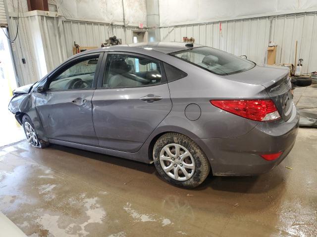 KMHCT4AEXEU724232 - 2014 HYUNDAI ACCENT GLS GRAY photo 2