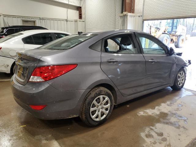 KMHCT4AEXEU724232 - 2014 HYUNDAI ACCENT GLS GRAY photo 3