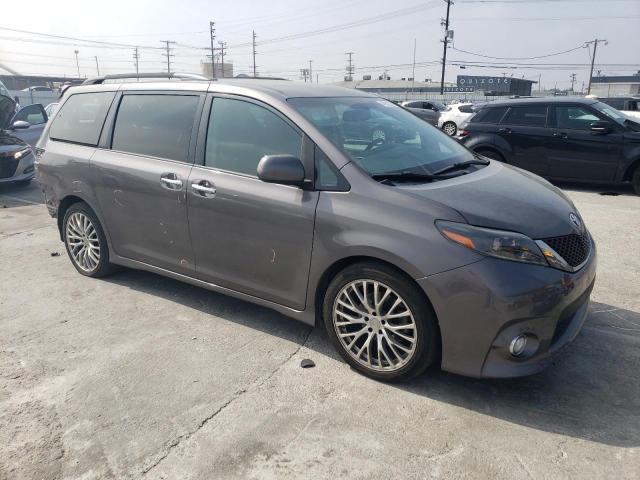 5TDXK3DC6FS670902 - 2015 TOYOTA SIENNA SPORT GRAY photo 4