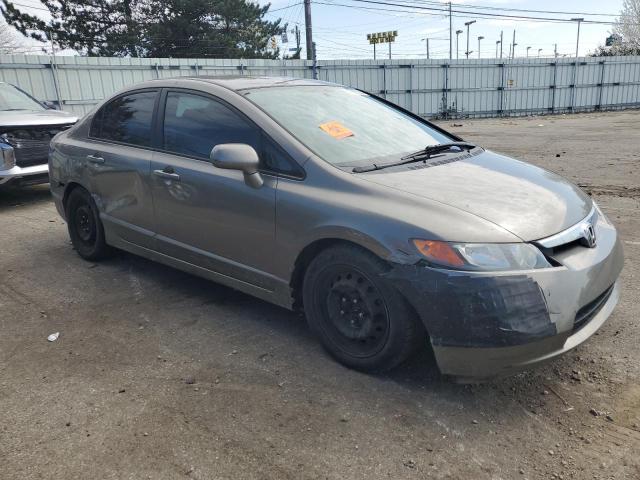 1HGFA16506L037803 - 2006 HONDA CIVIC LX GRAY photo 4