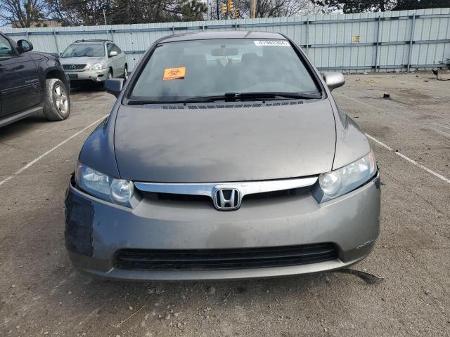 1HGFA16506L037803 - 2006 HONDA CIVIC LX GRAY photo 5