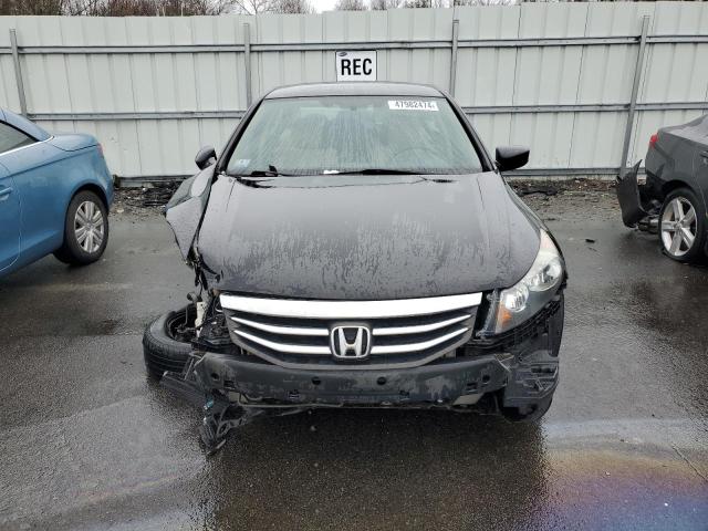 1HGCP2F3XCA211941 - 2012 HONDA ACCORD LX BLACK photo 5