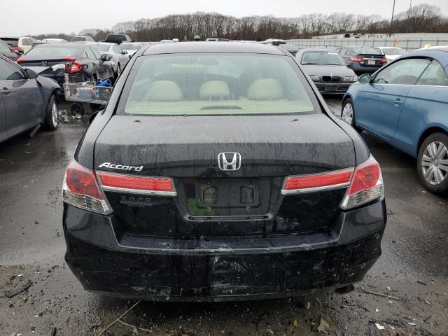 1HGCP2F3XCA211941 - 2012 HONDA ACCORD LX BLACK photo 6