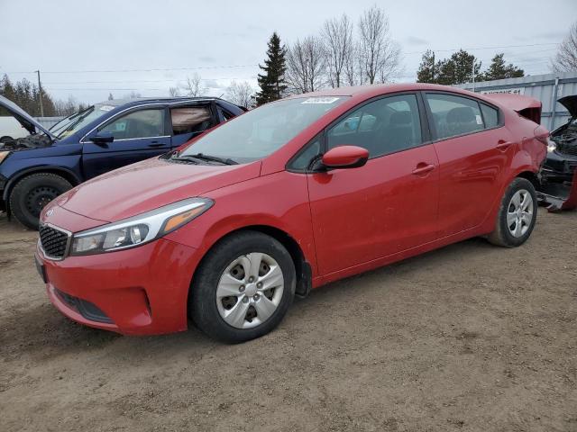 3KPFK4A73HE007308 - 2017 KIA FORTE LX RED photo 1