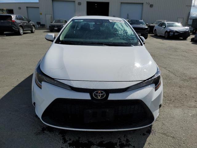 5YFEPRAE0LP110735 - 2020 TOYOTA COROLLA LE WHITE photo 5