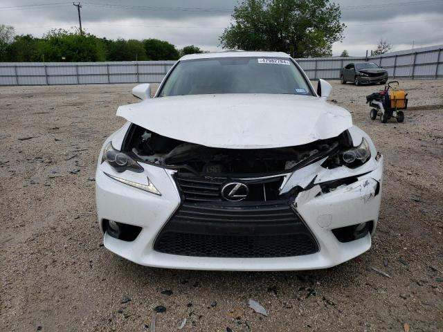 JTHBE1D20E5002917 - 2014 LEXUS IS 350 WHITE photo 5