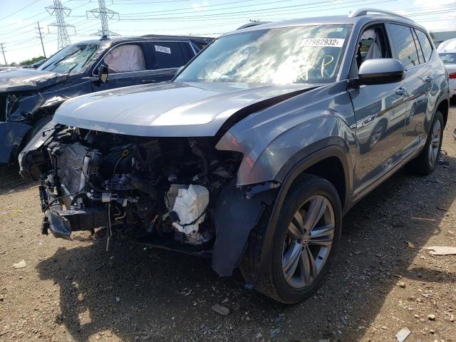 1V2RR2CA6JC562254 - 2018 VOLKSWAGEN ATLAS SEL GRAY photo 2
