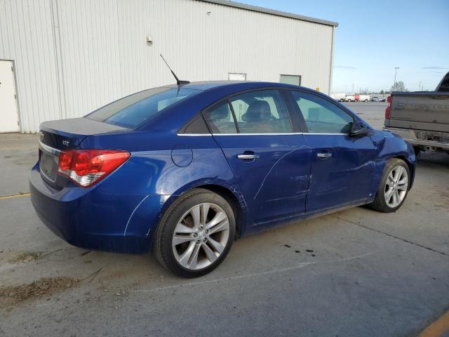 1G1PG5SB6D7102978 - 2013 CHEVROLET CRUZE LTZ BLUE photo 3