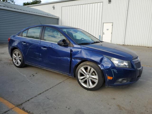 1G1PG5SB6D7102978 - 2013 CHEVROLET CRUZE LTZ BLUE photo 4