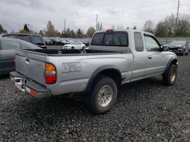 5TEVL52N22Z142176 - 2002 TOYOTA TACOMA XTRACAB SILVER photo 3