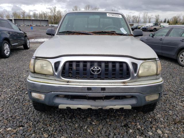 5TEVL52N22Z142176 - 2002 TOYOTA TACOMA XTRACAB SILVER photo 5