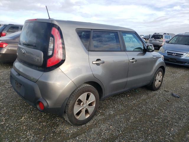 KNDJN2A25F7211163 - 2015 KIA SOUL GRAY photo 3