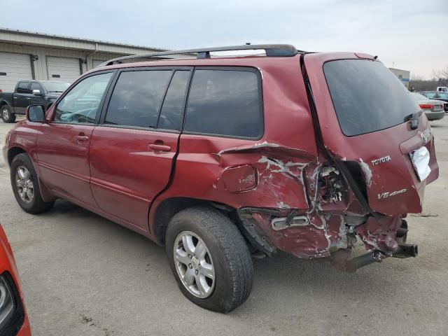 JTEEP21A670212556 - 2007 TOYOTA HIGHLANDER SPORT RED photo 2