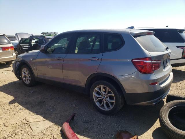 5UXWX7C55E0E77022 - 2014 BMW X3 XDRIVE35I GRAY photo 2