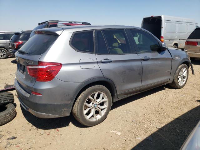 5UXWX7C55E0E77022 - 2014 BMW X3 XDRIVE35I GRAY photo 3