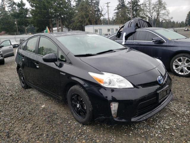 JTDKN3DU9F1964740 - 2015 TOYOTA PRIUS BLACK photo 4