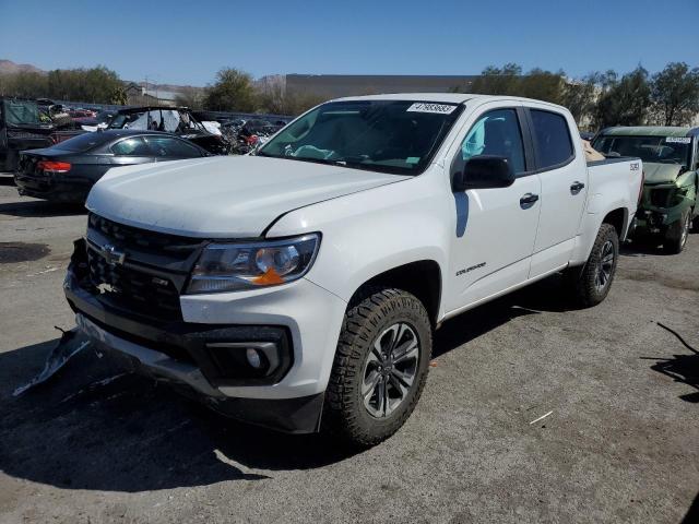 1GCGTDEN1N1269255 - 2022 CHEVROLET COLORADO Z71 WHITE photo 1