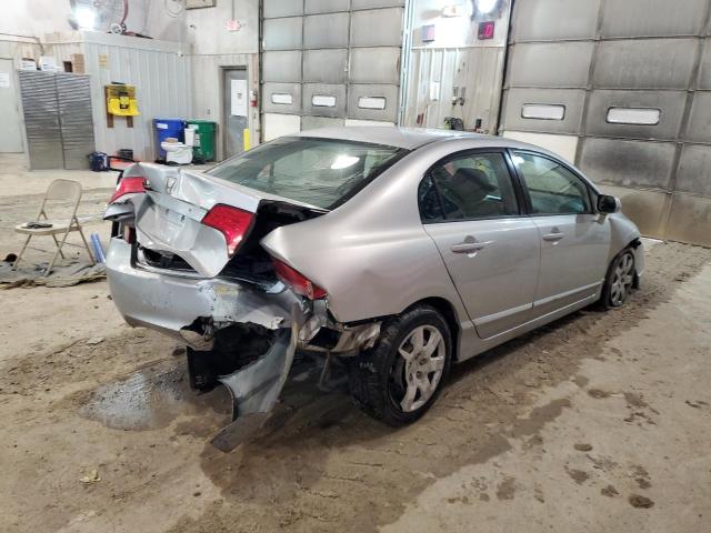 2HGFA16568H514217 - 2008 HONDA CIVIC LX SILVER photo 3