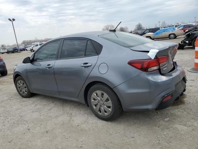 3KPA24AB8KE214332 - 2019 KIA RIO S GRAY photo 2