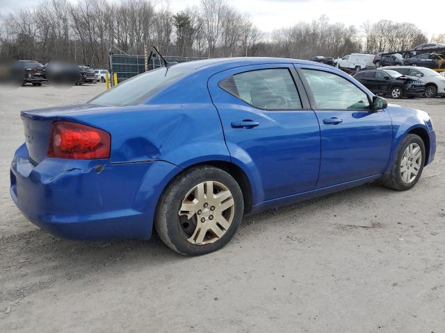 1C3CDZAB4CN286517 - 2012 DODGE AVENGER SE BLUE photo 3