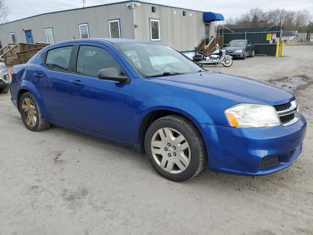 1C3CDZAB4CN286517 - 2012 DODGE AVENGER SE BLUE photo 4