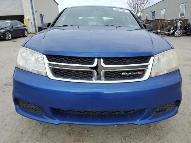 1C3CDZAB4CN286517 - 2012 DODGE AVENGER SE BLUE photo 5