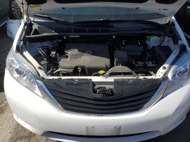 5TDKK3DC9ES521408 - 2014 TOYOTA SIENNA LE WHITE photo 12