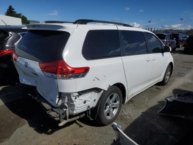 5TDKK3DC9ES521408 - 2014 TOYOTA SIENNA LE WHITE photo 3