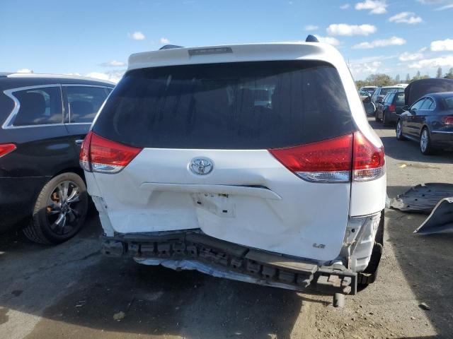 5TDKK3DC9ES521408 - 2014 TOYOTA SIENNA LE WHITE photo 6