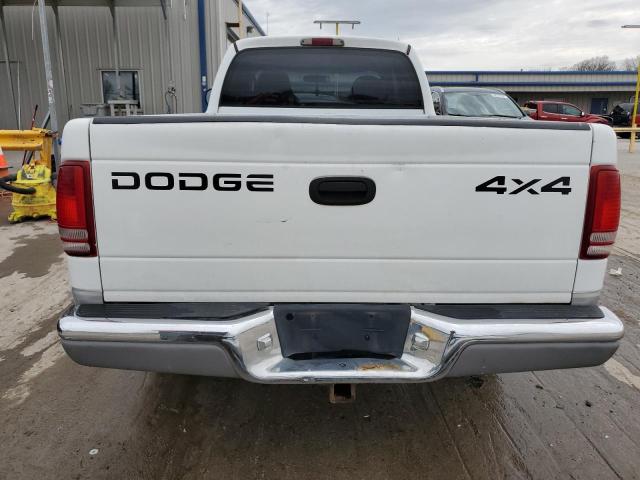 1B7GG22N8YS593511 - 2000 DODGE DAKOTA WHITE photo 6