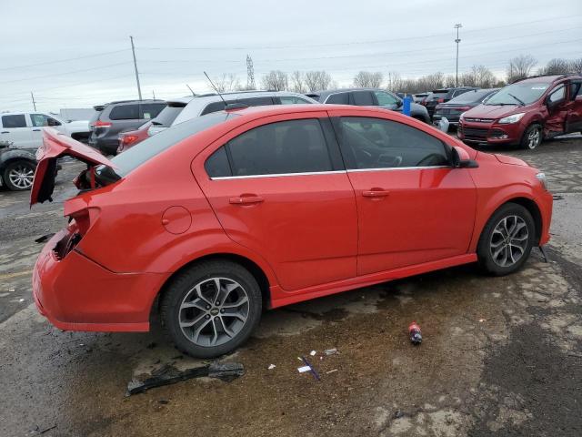 1G1JD5SH5H4152278 - 2017 CHEVROLET SONIC LT RED photo 3