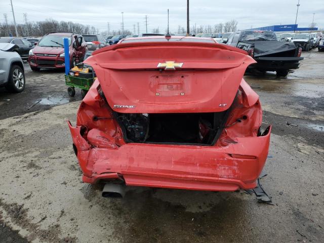 1G1JD5SH5H4152278 - 2017 CHEVROLET SONIC LT RED photo 6