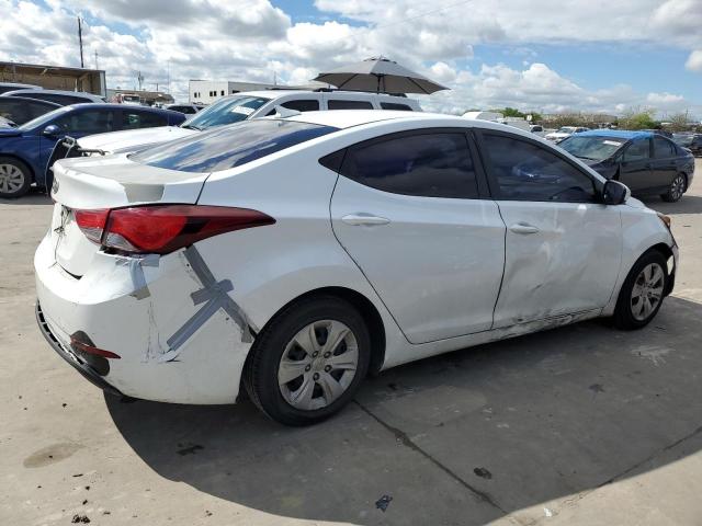 5NPDH4AE3GH664334 - 2016 HYUNDAI ELANTRA SE WHITE photo 3