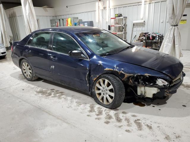 1HGCM66437A033689 - 2007 HONDA ACCORD SE BLUE photo 4