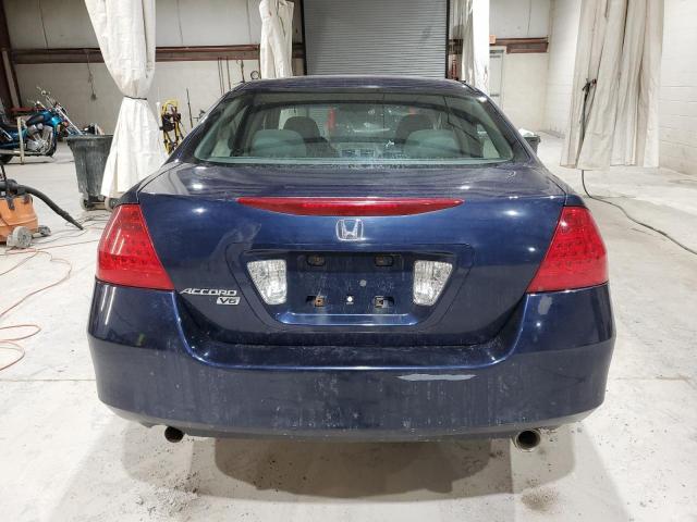 1HGCM66437A033689 - 2007 HONDA ACCORD SE BLUE photo 6