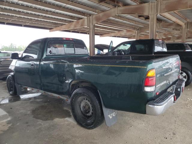 5TBJN32151S190155 - 2001 TOYOTA TUNDRA GREEN photo 2