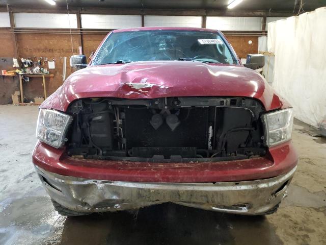 1C6RD7LT1CS161841 - 2012 DODGE RAM 1500 SLT RED photo 5