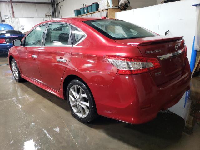 3N1AB7AP2EY270530 - 2014 NISSAN SENTRA S RED photo 2