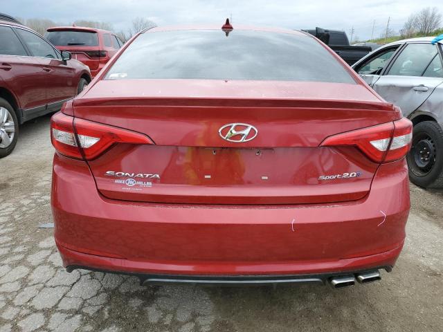 5NPE34AB5HH579540 - 2017 HYUNDAI SONATA SPORT RED photo 6