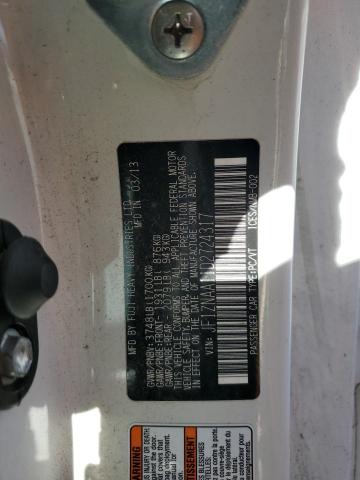 JF1ZNAA11D2724317 - 2013 TOYOTA SCION FR-S 白色 照片 13