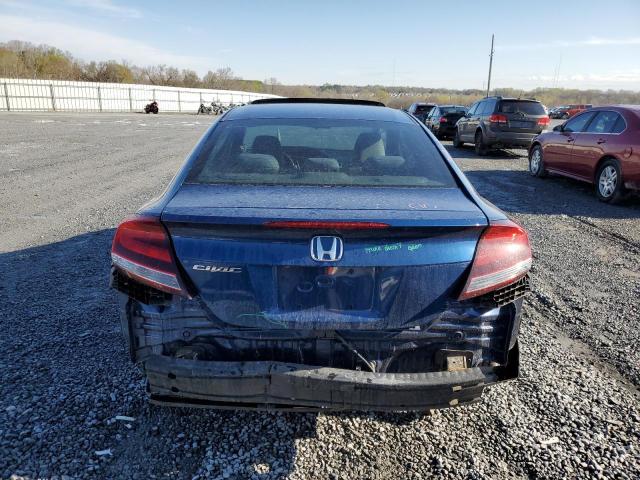 2HGFG3B81EH509187 - 2014 HONDA CIVIC EX BLUE photo 6