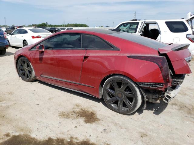 1G6RM1E46EU601574 - 2014 CADILLAC ELR LUXURY RED photo 2