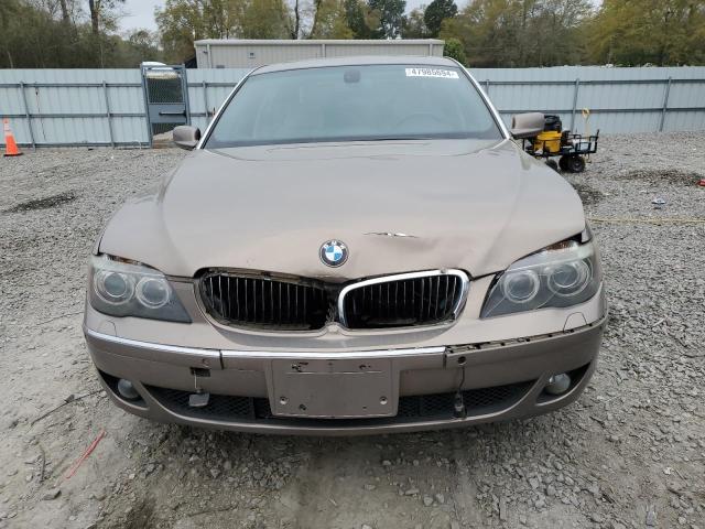 WBAHN83528DT82799 - 2008 BMW 750 LI TAN photo 5