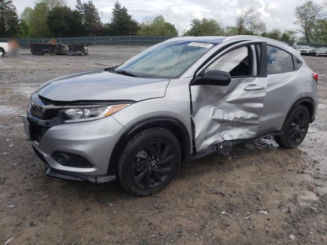 3CZRU5H16NM717099 - 2022 HONDA HR-V SPORT GRAY photo 1