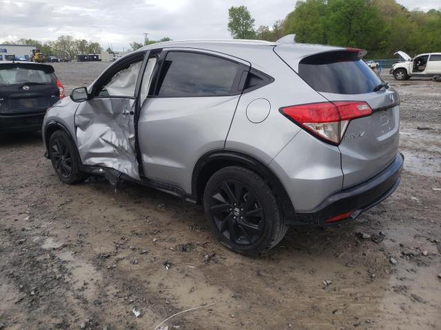 3CZRU5H16NM717099 - 2022 HONDA HR-V SPORT GRAY photo 2