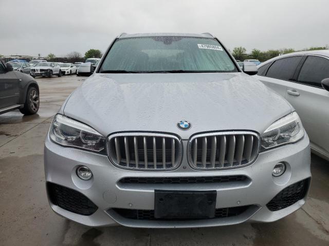 5UXKT0C5XJ0W00726 - 2018 BMW X5 XDR40E SILVER photo 5