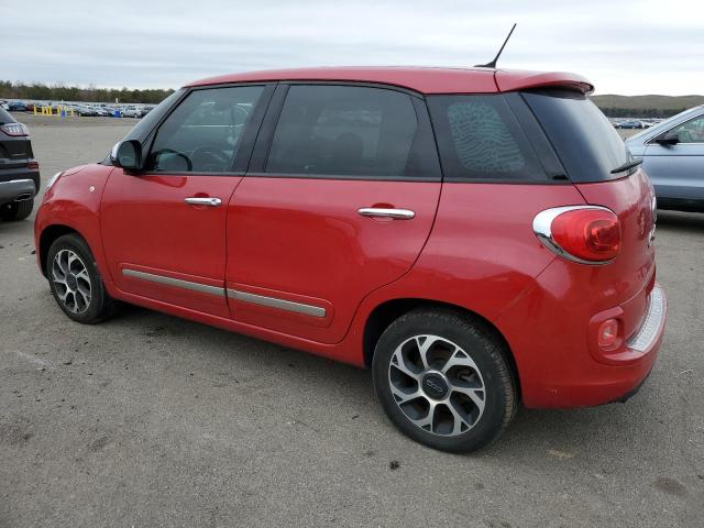 ZFBCFACH2EZ015530 - 2014 FIAT 500L LOUNGE RED photo 2