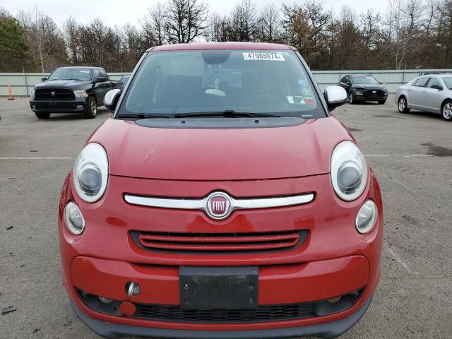 ZFBCFACH2EZ015530 - 2014 FIAT 500L LOUNGE RED photo 5