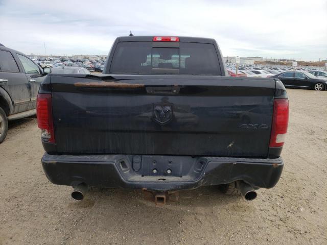 1C6RR7MT9JS148168 - 2018 RAM 1500 SPORT BLACK photo 6