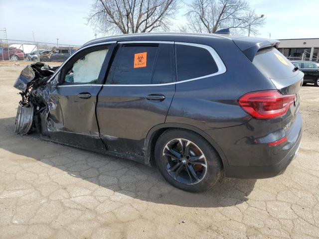 5UXTY5C06LLT36994 - 2020 BMW X3 XDRIVE30I GRAY photo 2